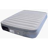 Aerobed Cushioned Comfort Queen Size Raised Airbed - Blue  White by 