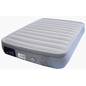 Aerobed Cushioned Comfort Twin Size Raised Airbed - Blue/ White