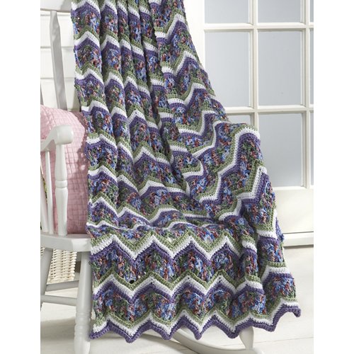Herrschners Prism Ripple Afghan Crochet Afghan Kit Chad L. Goldsteinez