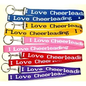 Click here to buy I Love Cheerleading Lanyard - Yellow (Brand New).
