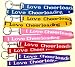 I Love Cheerleading Lanyard - Purple (Brand New)