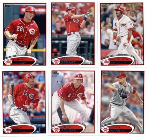 2012 Topps Cincinnati Reds Team Set (Series 2) - 10 Cards - with Votto, Stubbs, Madson, Heisey, Cozart, Marshall