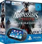 PlayStation Vita (WiFi) inkl. Assassins Creed III Liberation (Download Voucher) + 4GB Memory 