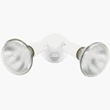 Cooper/Regent MS600W Motion Activated Hidden Sensor Twin Halogen Security Lights White