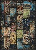 18" x 28" Rectangular Momeni VINTAVIN-7CHR1828 Charcoal Color Power Loomed Egyptian "Vintage Collection" Rug