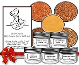 Chef Cherie's BBQ Spice Blend Gift Set-contains 5 - 2 Oz. Tins