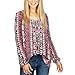 Lucky Brand Women's Tribal Printed Top