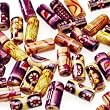 Darice B.V. Printed Wood Tube Bead, 50 pc pkg