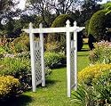 The Arcadian White Vinyl Arbor