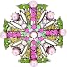 Colorful Flower With Pink Pearl Swarovski Crystal Pin Brooch and Pendant Wedding Brooch Pins
