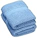 Amazon Brand – Pinzon Heavyweight Luxury Cotton Washcloths - Set of 2, 12 x 12 Inch, Marine