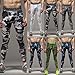 COOLOMG Compression Pants GYM Running Tights Length Pants Leggings For Men Youth Boy Blue Lightning M