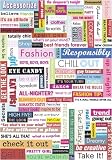Making Memories Word Fetti Stickers, Girl Talk