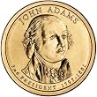 2007 John Adams Presidential  Coin - 2nd President, 1797-1801