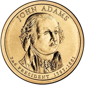 2007 John Adams Presidential  Coin - 2nd President, 1797-1801