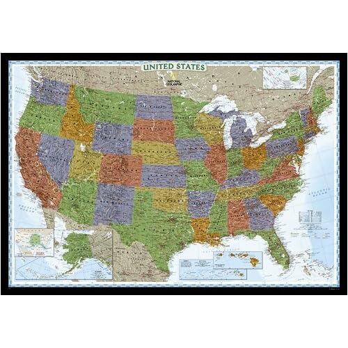 Amazon com Decorator United States Wall Map laminated Four Years A Scout and Spy Illustrated Kindle Edition