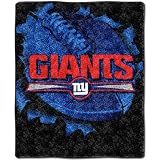 New York Giants 50x60 Burst Series Sherpa Throw