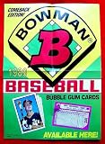 Bowman 1989 Baseball Bubble Gum Cards Poster