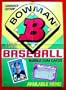 Bowman 1989 Baseball Bubble Gum Cards Poster