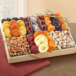 Pacific Coast Deluxe Dried Fruit Tray with Nuts