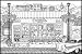 Hometown Diner - Giant 22 X 32.5 Inch Line Art Coloring Poster
