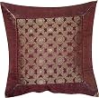 ShalinCraft Pillow Cover Rustic Decor India Present Ideas Silk Fabric 16x16 inches (bcbr185)