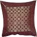 ShalinCraft Pillow Cover Rustic Decor India Present Ideas Silk Fabric 16x16 inches (bcbr185)