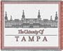 University of Tampa Jacquard Woven Throw - 69" x 48"