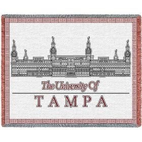 University of Tampa Jacquard Woven Throw - 69" x 48"