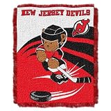 NHL Baby Triple Woven Jacquard Throw - New Jersey Devils