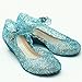 Girls Princess Elsa Shoes For Halloween Costumes (Blue) Kids Size 13