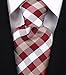Scott Allan Mens Plaid Necktie
