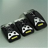 MOMO Grand Prix Black Manual Pedal Covers