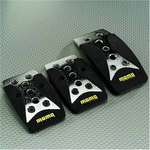 MOMO Grand Prix Black Manual Pedal Covers