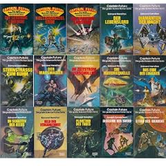 Captain Future Band 1 bis 15 (Die lebende Legende - Kollosionsziel Erde - Die Gravium-Sabotage - Der Lebenslord - Diamanten der Macht - Sternstra�e zum Ruhm - Der Marsmagier - Im Zeitstrom verschollen - Die Materiequelle - Das Erbe der Lunarier - Im Schatten der Allus - Held der Vergangenheit - Planetoid des Todes - Invasion der Sverd - Stern des Grauens)