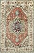 New 4x6 Hand Knotted Handmade Vegetable Dye Geometric Spun Wool Rug H317