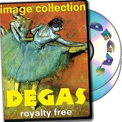 Degas, Over 100 High Resolution Digital Images, Royalty Free Collection DVD