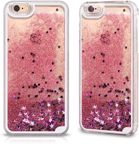 Hot Pink Liquid Glitter Case Cover for Apple iPhone 5c