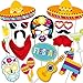 Fiesta Photo Booth Props by PartyGraphix. Perfect for Mexican Photo Booth Props Stand. Fiesta Party Supplies. Kit Includes 32 Pieces.