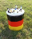 Aufblasbarer Eiskübel in Deutschlandfarben