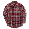 Carhartt Men Heavyweight Flannel Plaid Long Sleeve Shirt - Tall Sizes