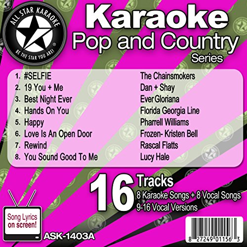 THE CHAINSMOKERS - All Star Karaoke Pop And Country Series (Ask-1403a) - Zortam Music
