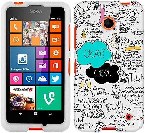 Nokia Lumia 635 Okay Okay Phone Case and Valentine Skin Decal