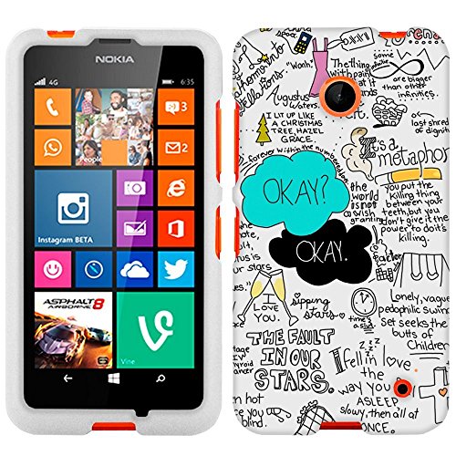 Nokia Lumia 635 Okay Okay Phone Case and Valentine Skin Decal