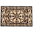 Iron Gate Doormat - Cream/ Black (18x30")