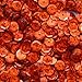 8mm Cup Facet Round Sequin Paillettes ~ Orange Hologram ~ Loose Sequins for Embroidery, Bridal, APPL