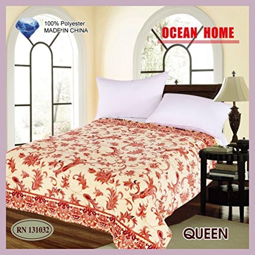 Fleece Throw Blanket Queen Size, Cozy Super Soft Flannel Throw Bed Blanket 87"71" (Yellow+Flower)