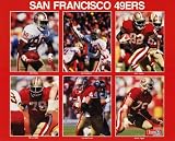 San Fransisco 49ers (Jerry Rice, Joe Montana, John Taylor, Pierce Holt, Tom Rathman, Kevin Fagan) Sports Poster Print - 16