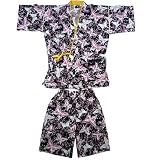 【グレー/バタフライ柄】レディース甚平☆女性用和装ファッション(じんべい)通販☆/◆ 甚平