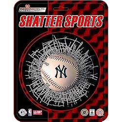 New York Yankees MLB Shatter Ball Window Decal